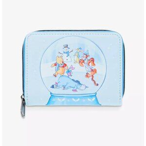 Loungefly Disney Winnie The Pooh Ice Skating Mini Zipper Wallet - NWT